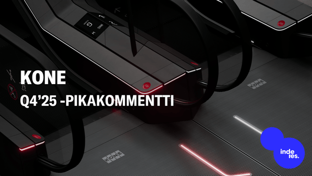 KONE Q4’25 -pikakommentti: Positiiviselle marginaali- ja tilauskehitykselle saatiin jatkoa