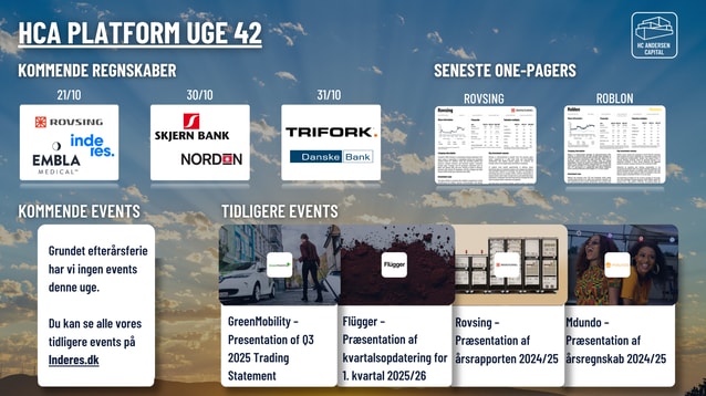 Dagens aktienyheder d. 13/10-2025: SKAKO Vibration , GreenMobility A/S og Skjern Bank