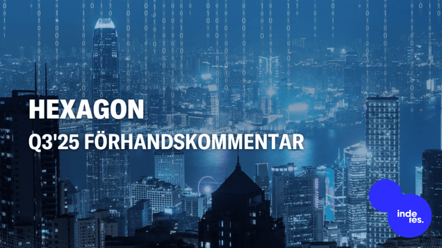 Hexagon Q3'25 förhandskommentar: Lönsamheten under press