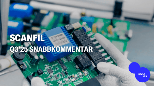 Scanfil Q3’25 snabbkommentar: Resultatutvecklingen vände som väntat