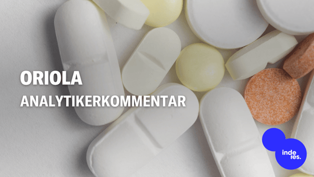 Oriola: Nedskrivning av joint venture-bolaget Kronans värde, likt förra året