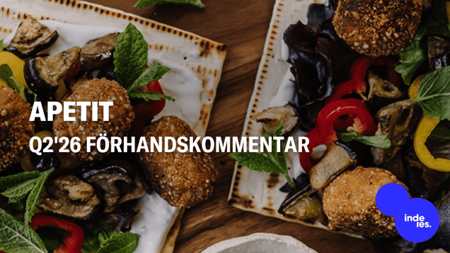 Apetit Q2'26 förhandskommentar: Utmaningar i Sverige, säsongsvariationer och engångsposter orsakar förlust