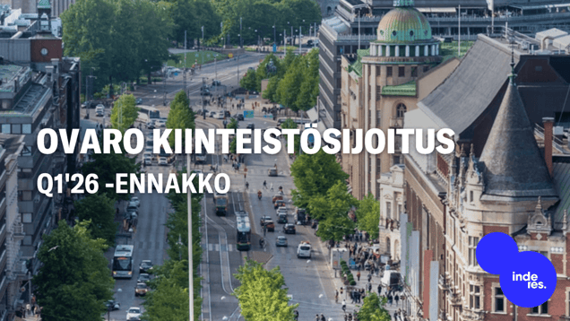 Ovaro Kiinteistösijoitus Q1'26 -ennakko: Odotuksissa lukujen valossa hiljainen kvartaali