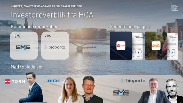 Mød ledelsen i RTX og stil spørgsmål til dagens investorpræsentation