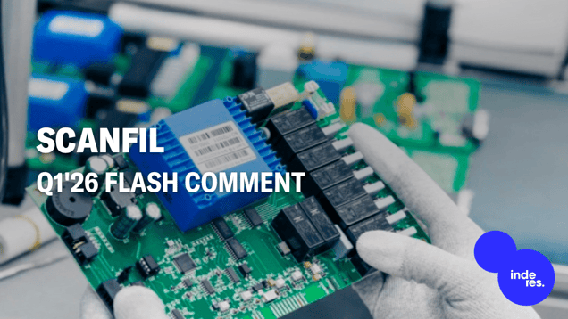 Scanfil Q1'26 flash comment: Starting speed didn't quite reach the expected RPM