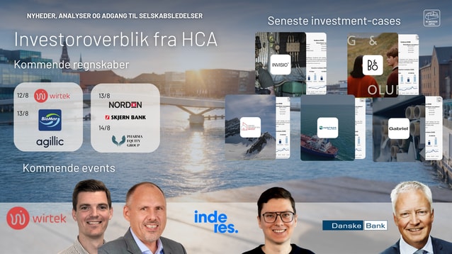 Mød ledelsen i Danske Bank og Inderes og stil dine spørgsmål til dagens investorpræsentationer