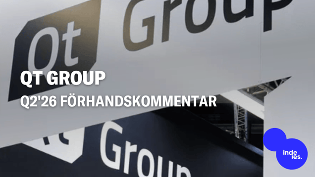Qt Group Q2'26 förhandskommentar: Pausen i vinsttillväxten fortsätter ett tag till