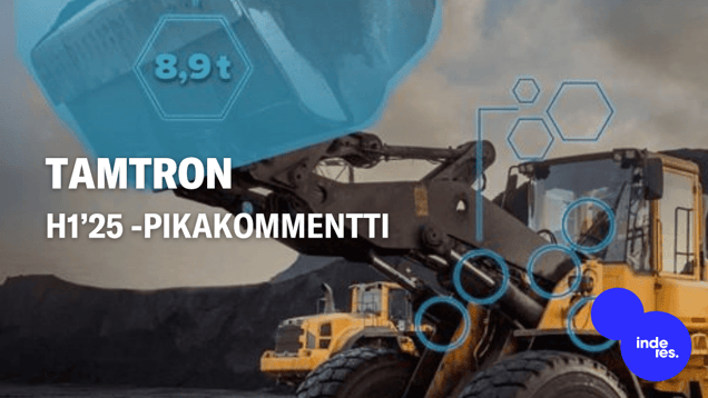 Tamtron H1’25 -pikakommentti: Suuret toimitukset painottuvat loppuvuoteen, pieni yritysosto Puolasta