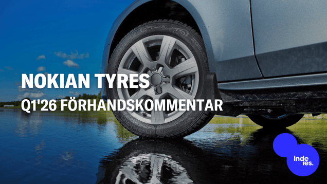 Nokian Tyres Q1'26 förhandskommentar: Förlusten minskar och fokus ligger på upprampningen i Rumänien