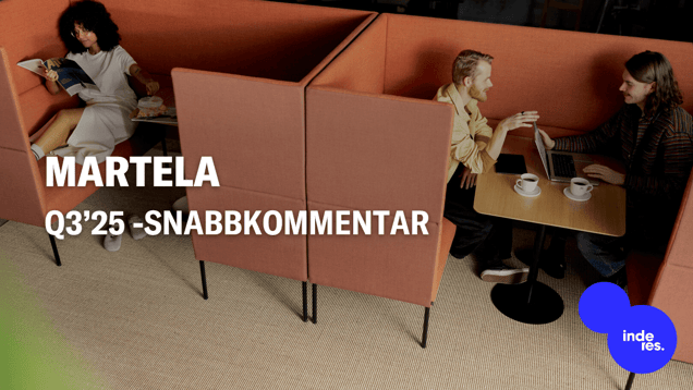 Martela Q3’25 -snabbkommentar: Orderutvecklingen var svag