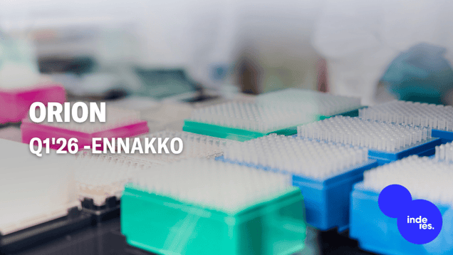 Orion Q1'26 -ennakko: Tasaisen vuoden ensimmäinen raportti