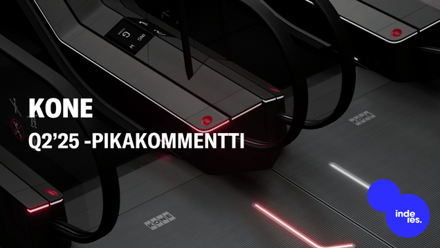KONE Q2’25 -pikakommentti: Operatiivinen tulos linjassa markkinaodotusten kanssa