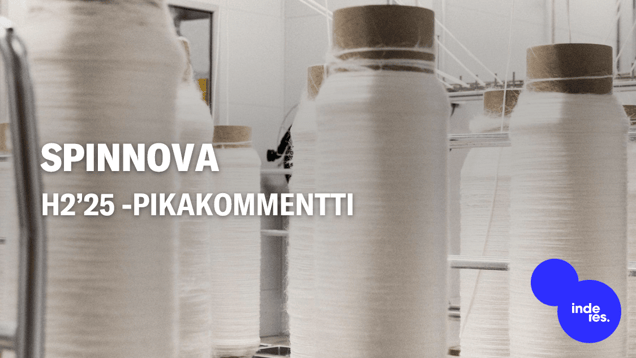 Spinnova H2’25 -pikakommentti: Edistysaskelia teknologian kehityksessä