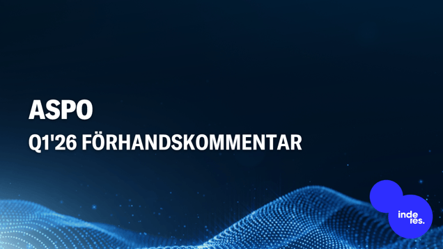 Aspo Q1'26 förhandskommentar: Osäkerheten är återigen hög