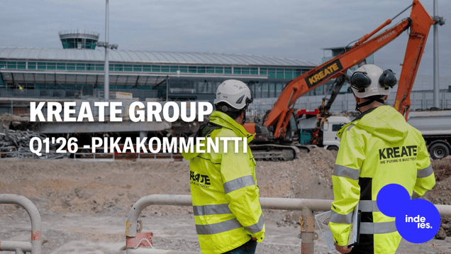 Kreate Group Q1'26 -pikakommentti: Kasvukone jyrää kausiluonteisuudesta piittaamatta