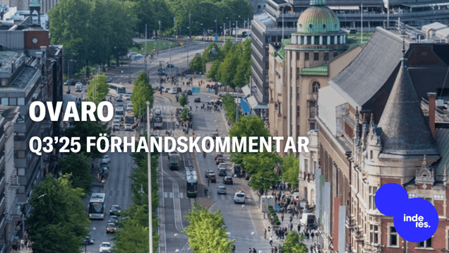 Ovaro Q3’25 förhandskommentar: Utvecklingsprojekt i fokus