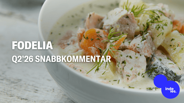 Fodelia Q2’26 snabbkommentar: Trycket ökar inför slutet av året