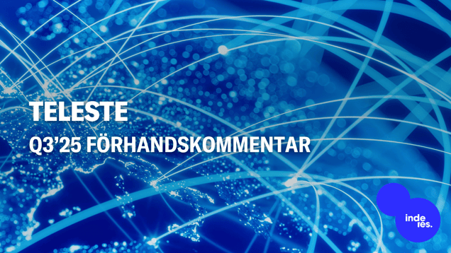 Teleste Q3’25 förhandskommentar: Tillväxtperiodens andra kvartal