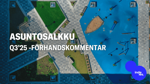 Asuntosalkku Q3’25 förhandskommentar: Fallande räntekostnader stöder realiserat resultat