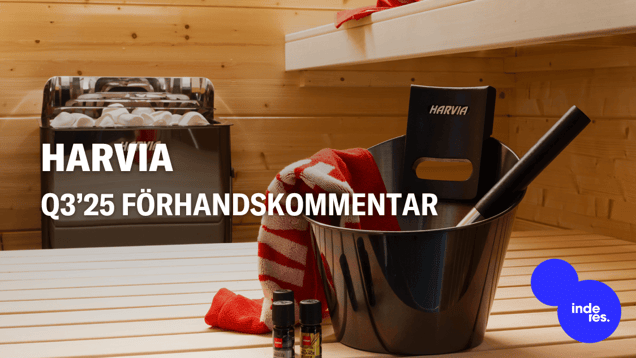 Harvia Q3’25 förhandskommentar: Vi förväntar oss fortsatt tillväxt i USA, men ett minskat resultat