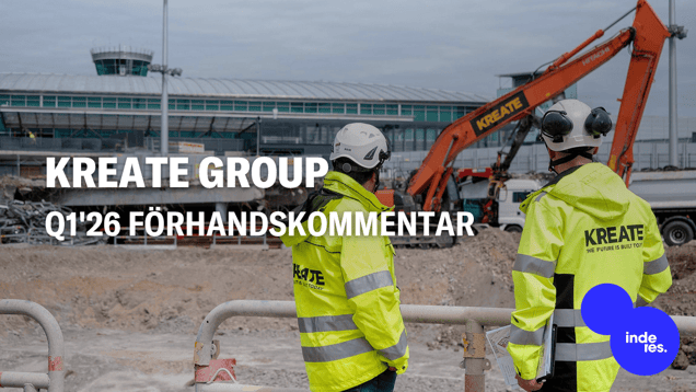 Kreate Group Q1'26 förhandskommentar: Orderstocken sväller