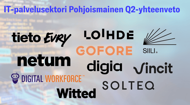 Pohjoismainen IT-palvelusektori Q2’25: Vaikeaa läpi maantieteiden