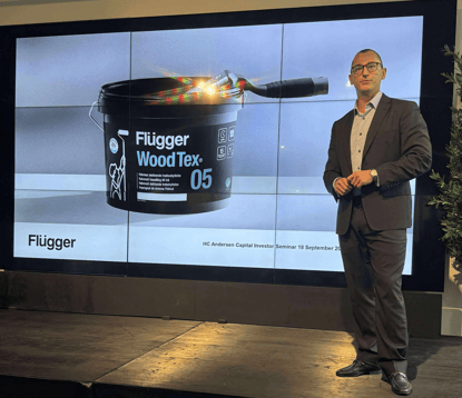 Flügger: Præsenterede på HC Andersen Capitals seminar - torsdag d. 18. september 2025