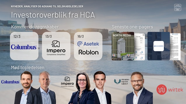 Dagens aktienyheder 10/03-2026: ISS, Lundbeck, Gubra og Rovsing