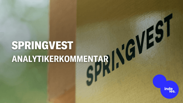 Springvests styrelse beslutade om årets första vinstutdelning