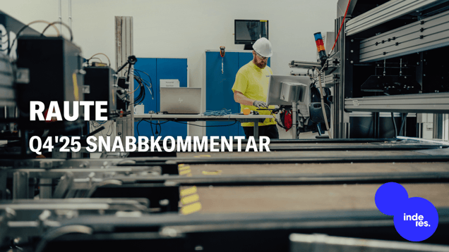 Raute Q4'25 snabbkommentar: Siffrorna förblev tudelade, men vi ser inga radikala besvikelser i dem