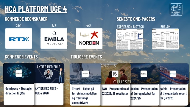 Dagens aktienyheder 21/01-2026: Gomspace og WindowMaster