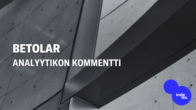 Betolar päivitti liiketoiminnalliset ja taloudelliset tavoitteensa