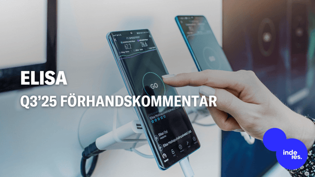 Elisa Q3’25 förhandskommentar: Vi förväntar oss att företaget, som vanligt, justerar sin guidning uppåt
