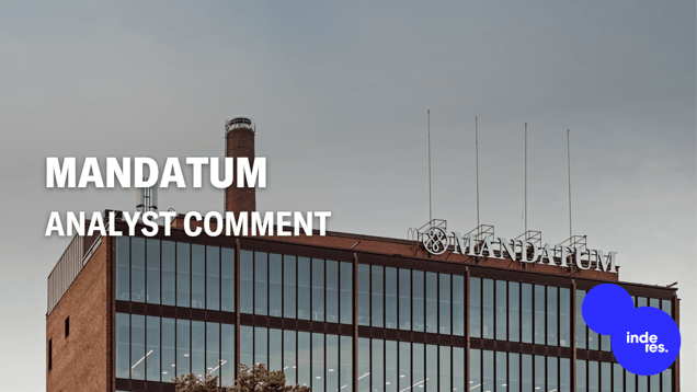 Due to Saxo Bank's administrative fine, purchase price received by Mandatum adjusted downward