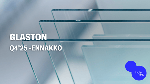Glaston Q4’25 -ennakko: Matalalle painunut tilauskanta painaa kehitystä