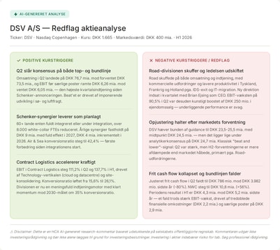 HCA Redflag - DSV (AI)