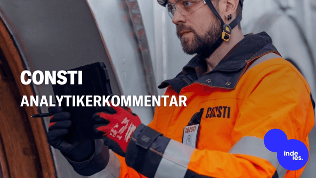 Consti Q2'25-förhandskommentar: Utan draghjälp från marknaden är det svårt att uppnå vinsttillväxt