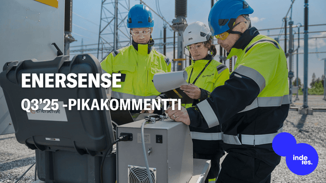 Enersense Q3’25 -pikakommentti: Ydinliiketoimintojen operatiivinen tuloskehitys heittämällä yli odotusten