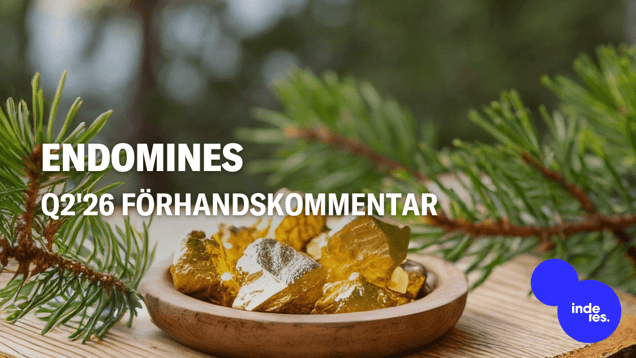 Endomines Q2'26 förhandskommentar: Guldpris och produktion driver vinsttillväxt