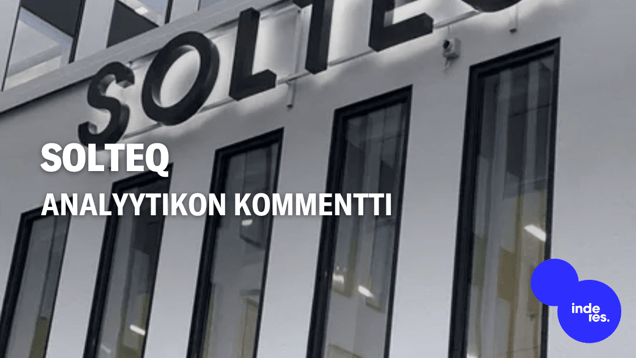 Robokommentti Solteqin Q3-tuloksesta
