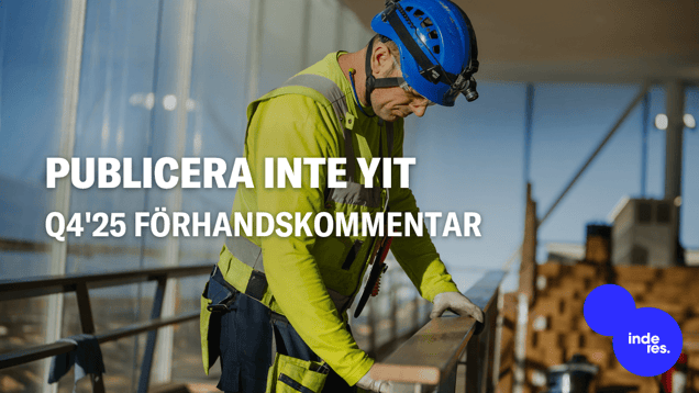 YIT Q4'25 förhandskommentar: Tillbaka på tillväxtspåret