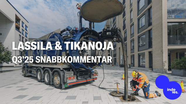 Lassila & Tikanoja Q3’25 snabbkommentar: Resultatet i linje med våra förväntningar