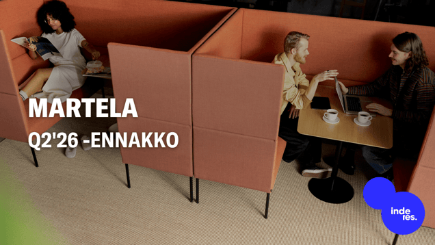 Martela Q2'26 -ennakko: Kertaluonteinen muuttovoitto paikkaa operatiivista tulosta