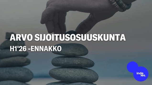 Arvo Sijoitusosuuskunta H1'26 -ennakko: HANZA-osakkeiden myyntivoitto luo pohjan vahvalle tulokselle