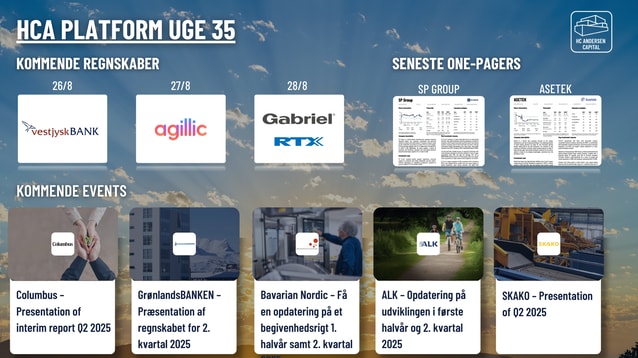 Dagens aktienyheder 26/08: Vestjysk Bank, ALK, Columbus og Curasight