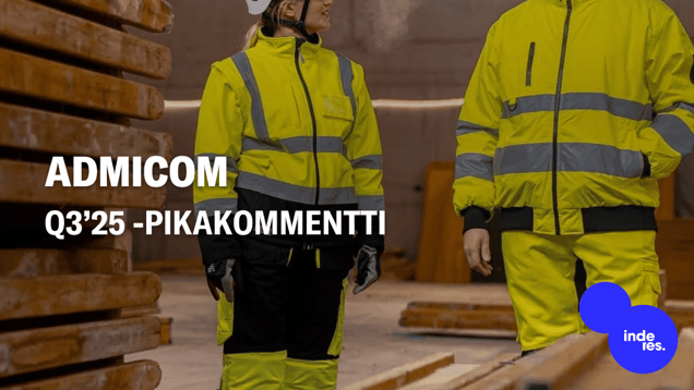 Admicom Q3’25 -pikakommentti: Tulos odotuksiin, eikä näkymien laskussa ollut suurempaa dramatiikkaa