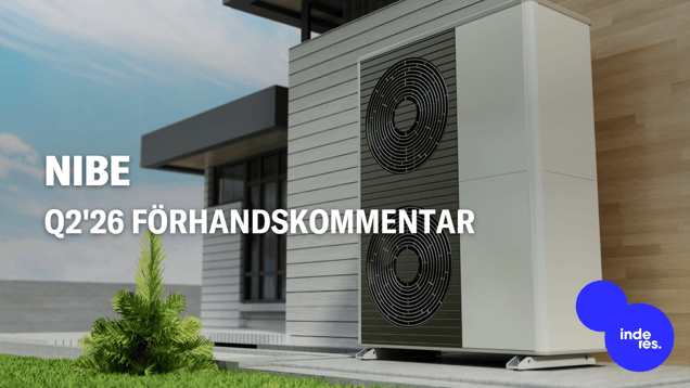 NIBE Q2'26 förhandskommentar: Climate Solutions driver marginalåterhämtning