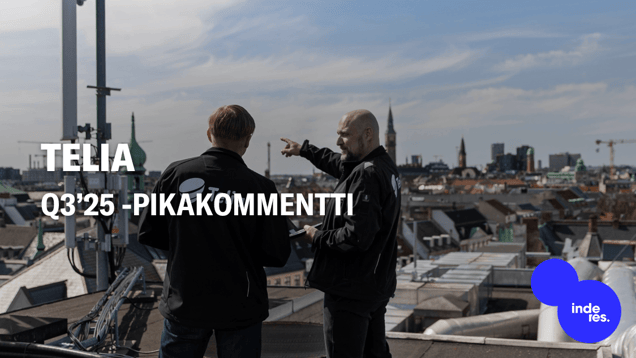 Telia Q3’25 -pikakommentti: Luvut linjassa odotuksiin ja positiivinen ohjeistuksen tarkennus