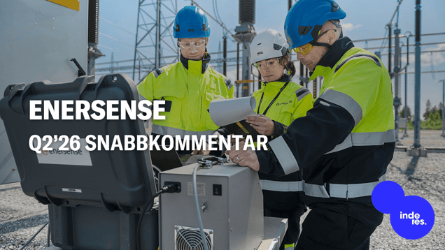 Enersense Q2’26 snabbkommentar: Takten ökar mot slutet av året