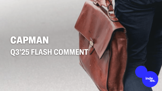 CapMan Q3’25 flash comment: Slightly better report than expected